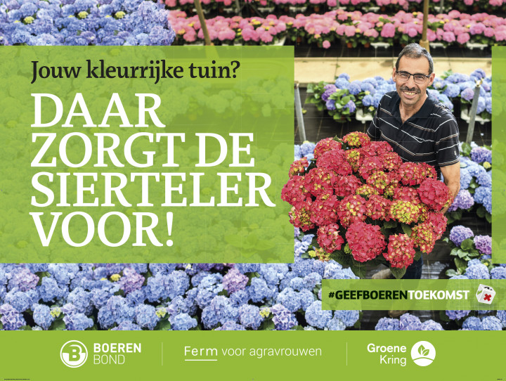 Affiche daar zorgt de sierteler voor