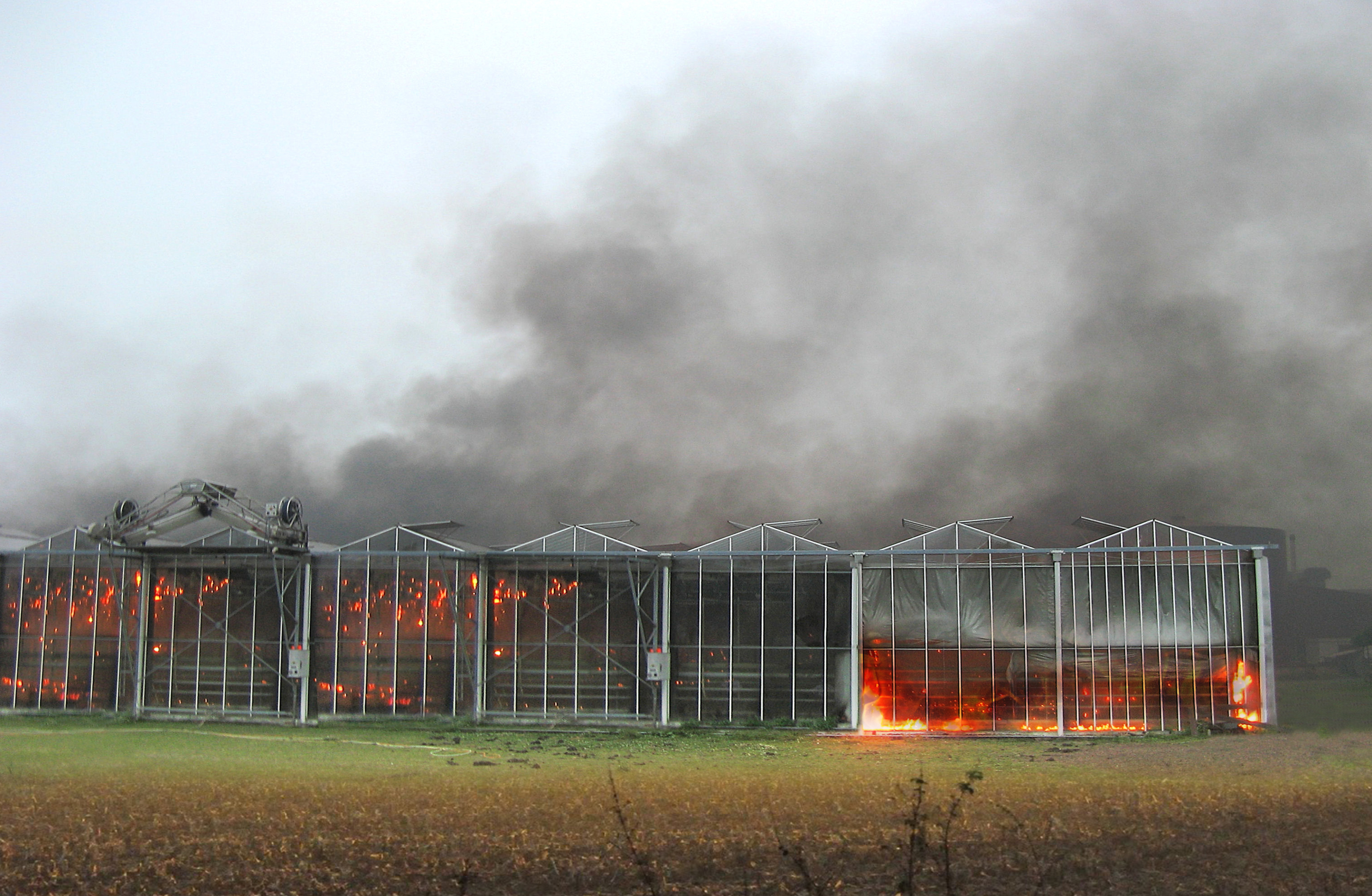 Brand serre - foto Boerenbond