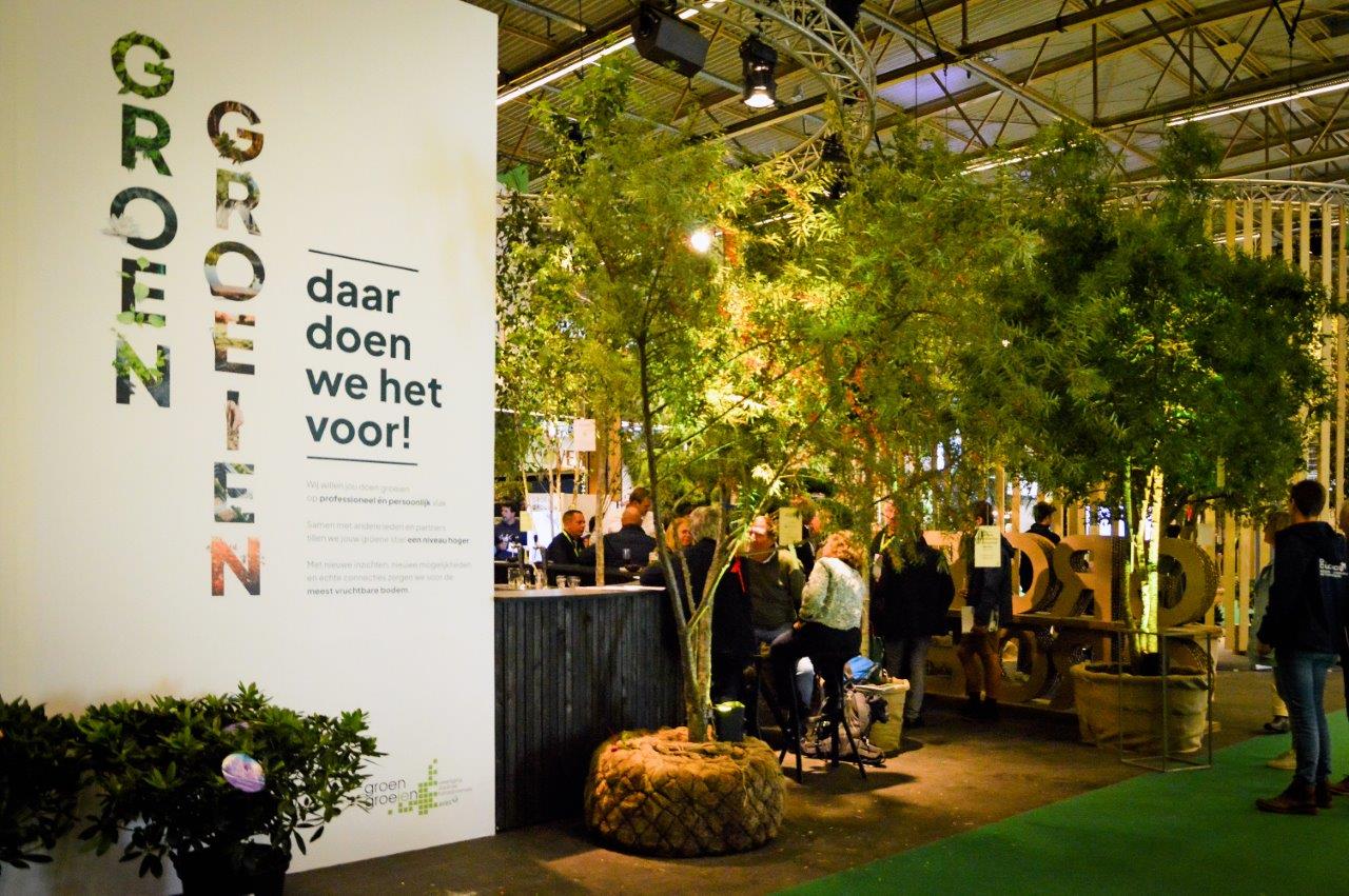 de stand van Groen Groeien op Green Expo 2023