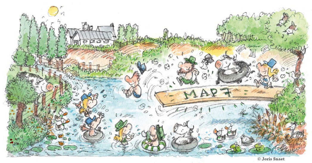 landbouw en natuur samen in bad