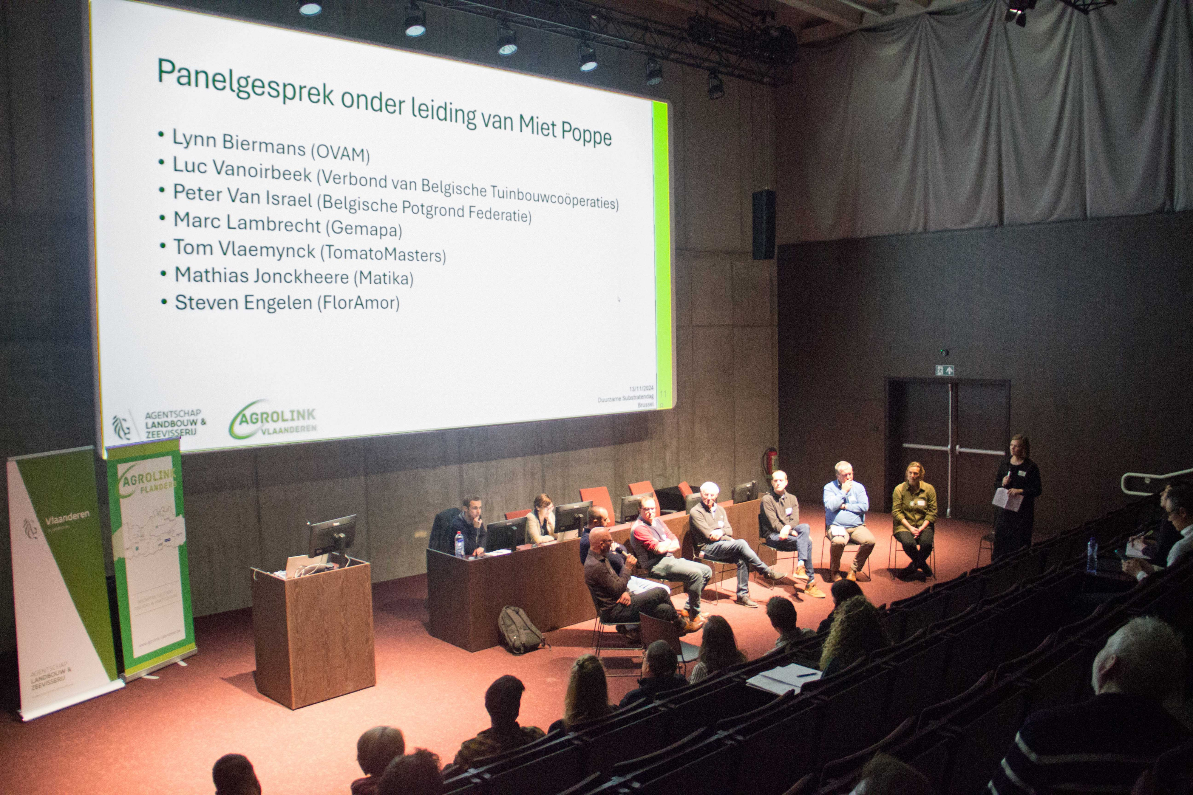 panelgesprek studiedag duurzame substraten