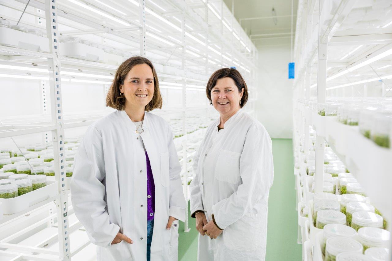 Luka en Chantal in klimaatruimte