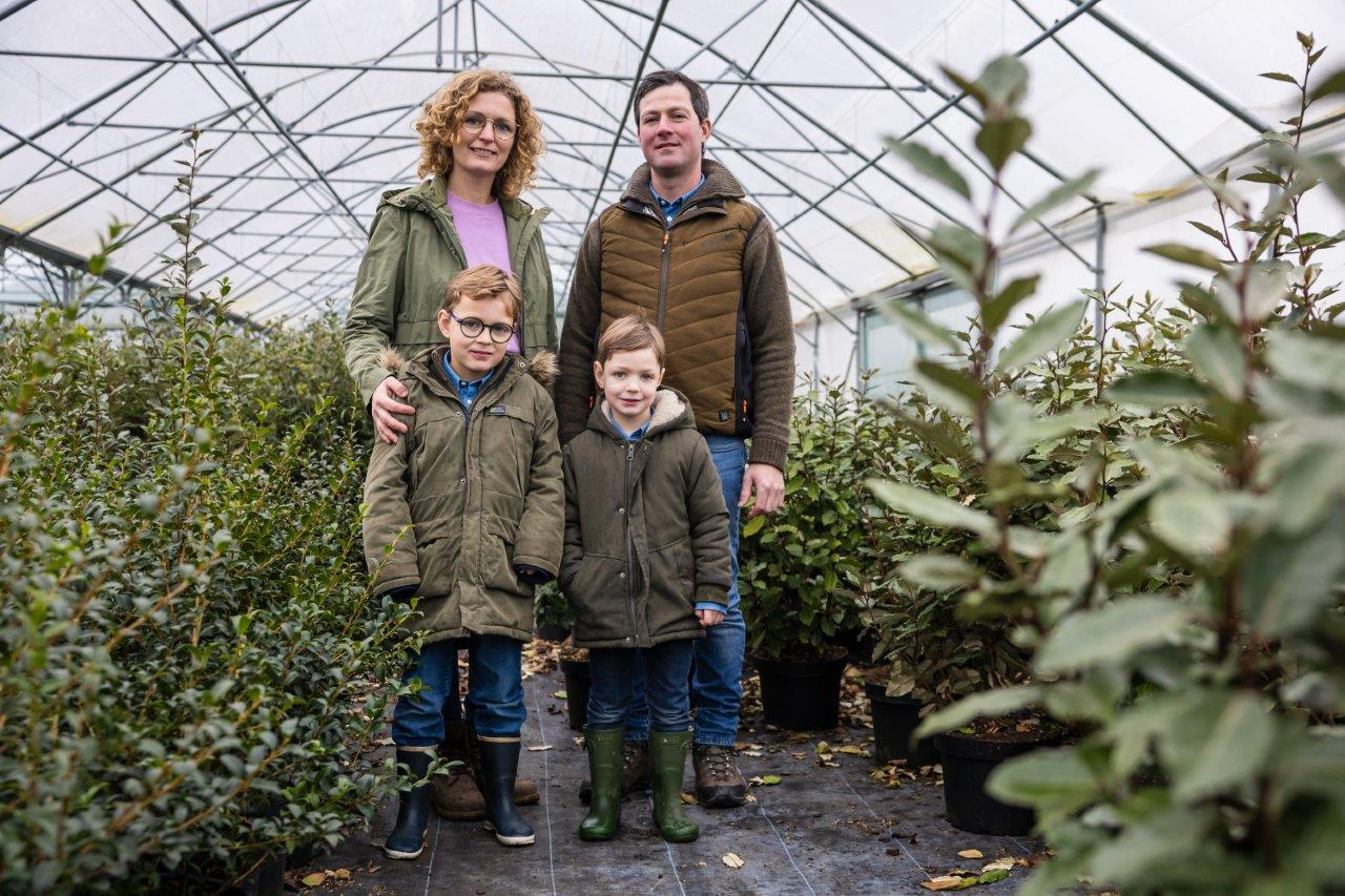 Bert, Lien en hun twee zoons