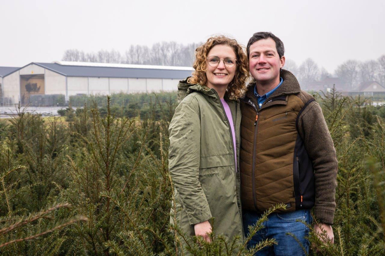 Bert en Lien in de kwekerij