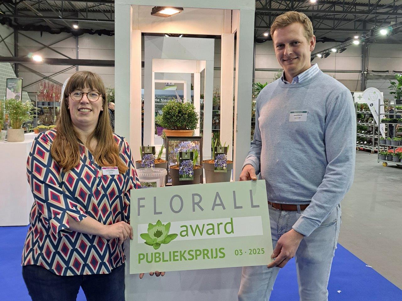 overhandiging publieksprijs Florall