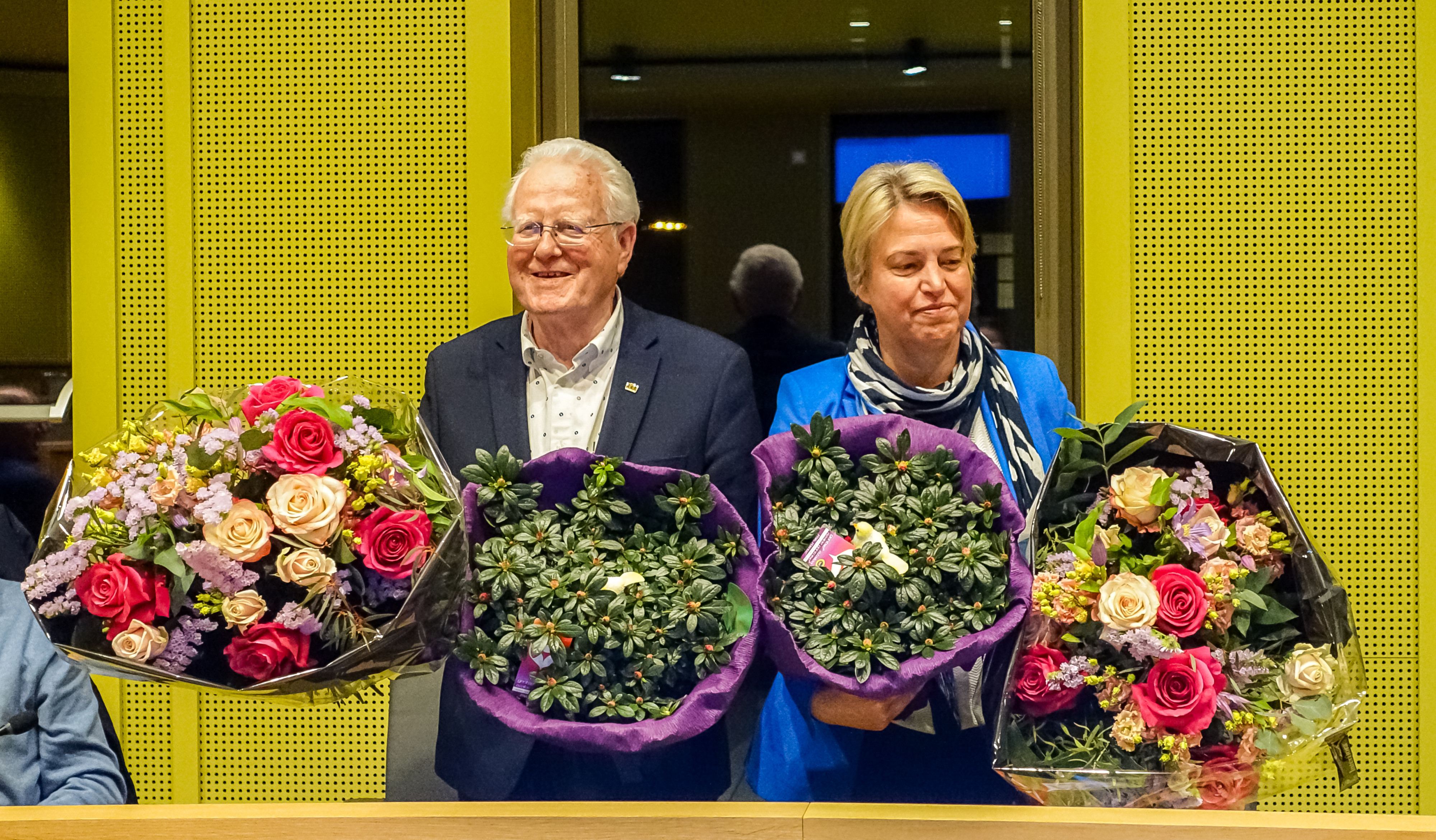 Sander Vercamer en Joke Schauvliege