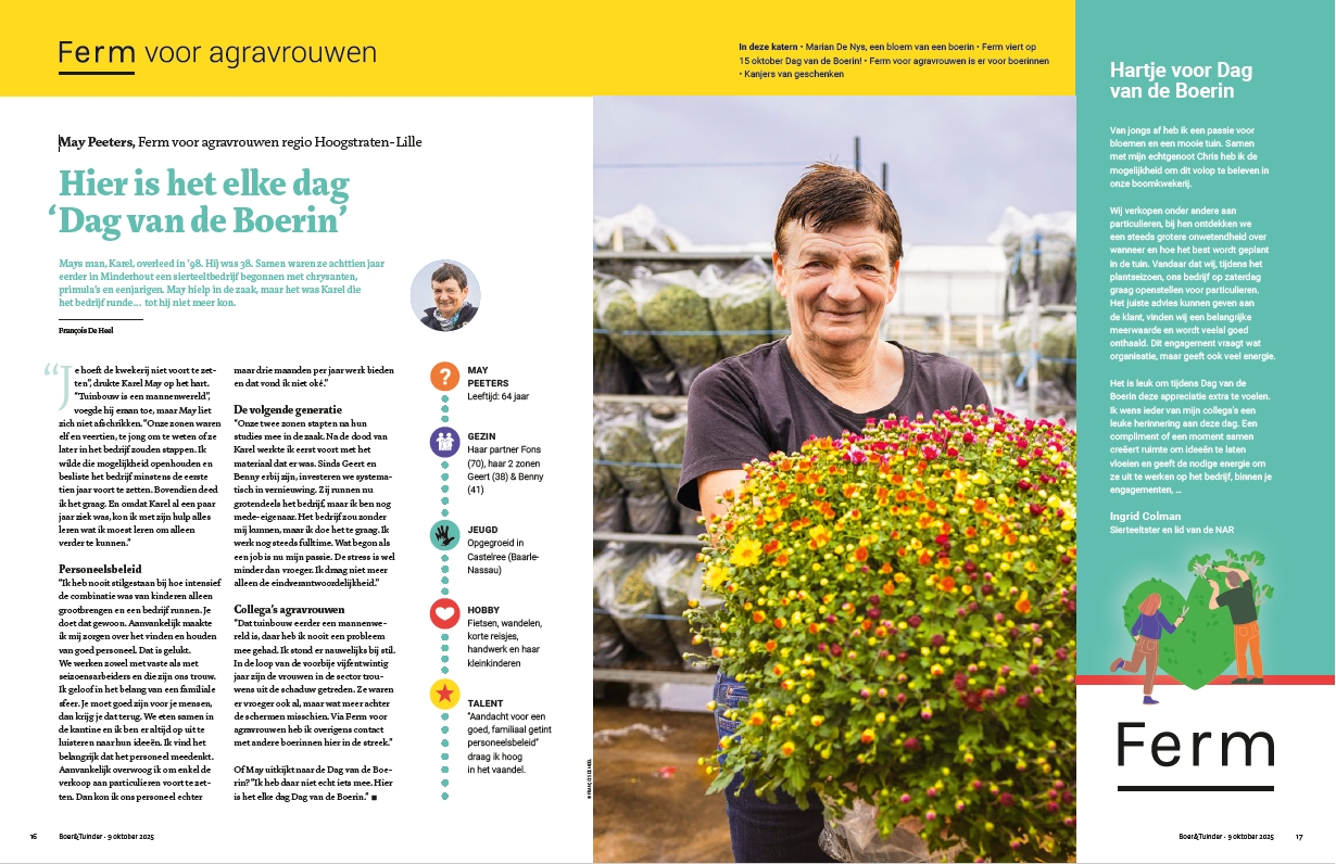 May Peeters in B&T