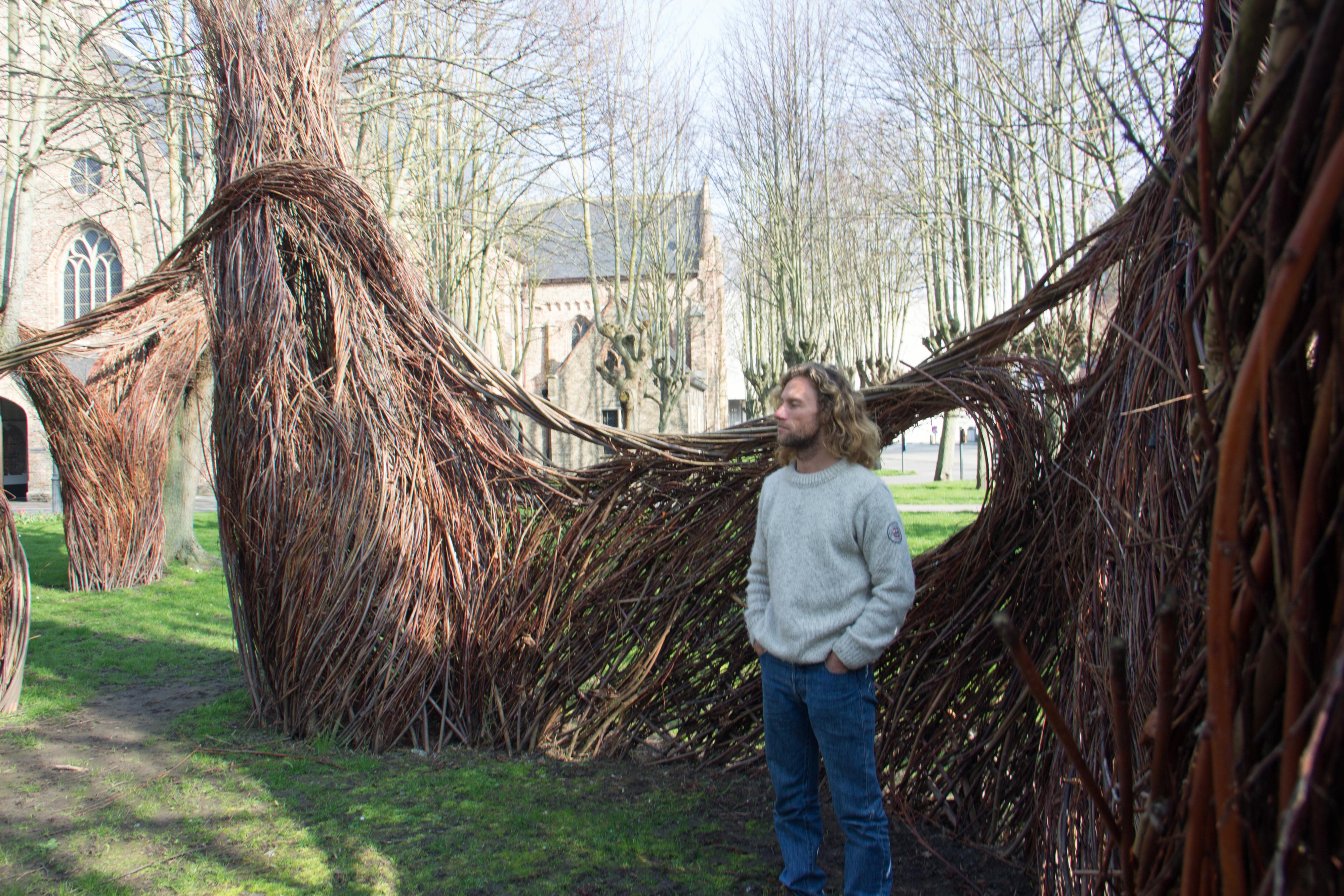 wilgensculptuur Blankenberge