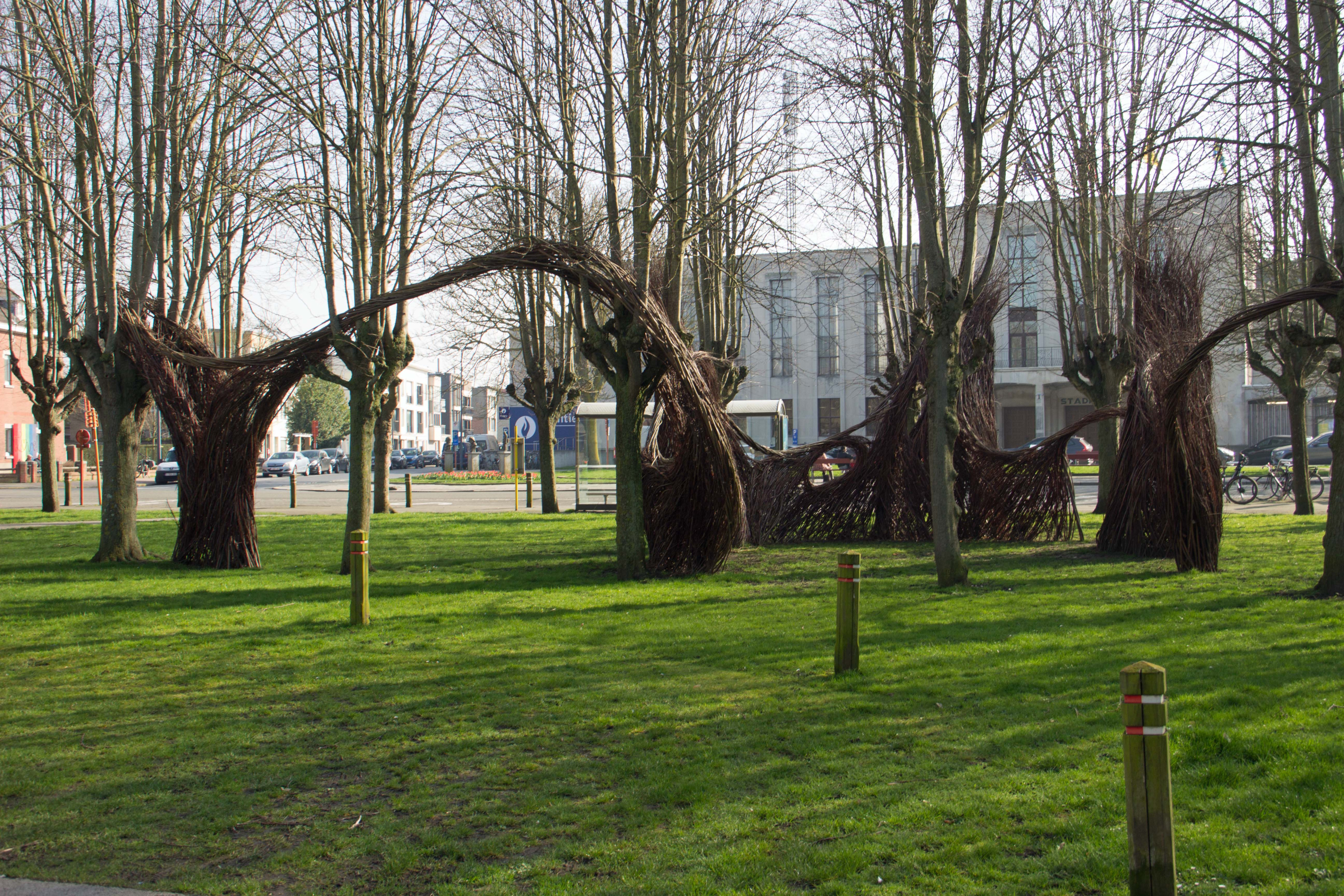 wilgensculptuur Blankenberge