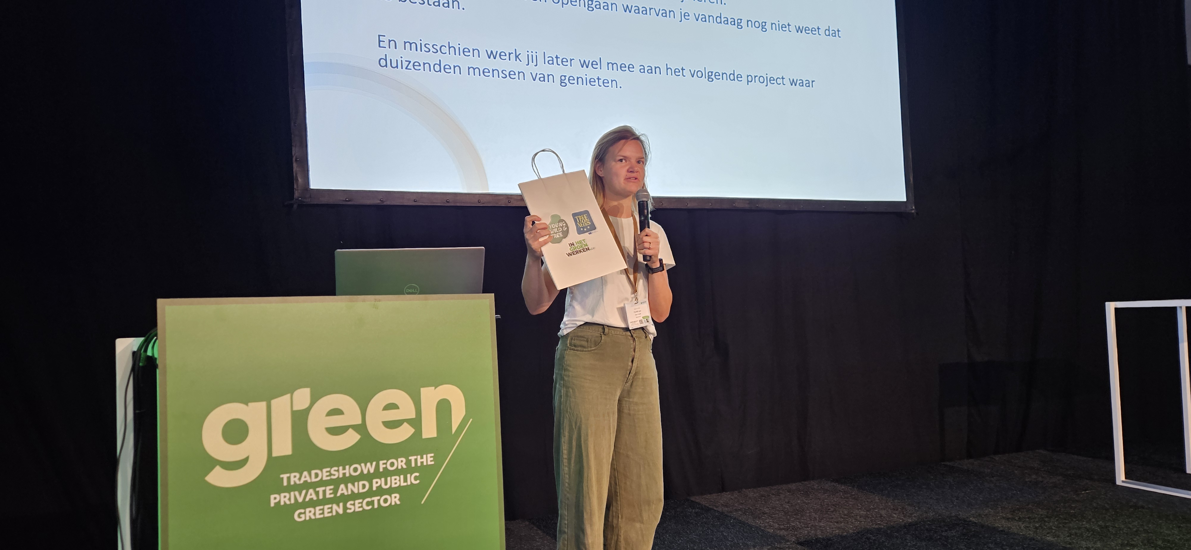 Miet toont goody bag
