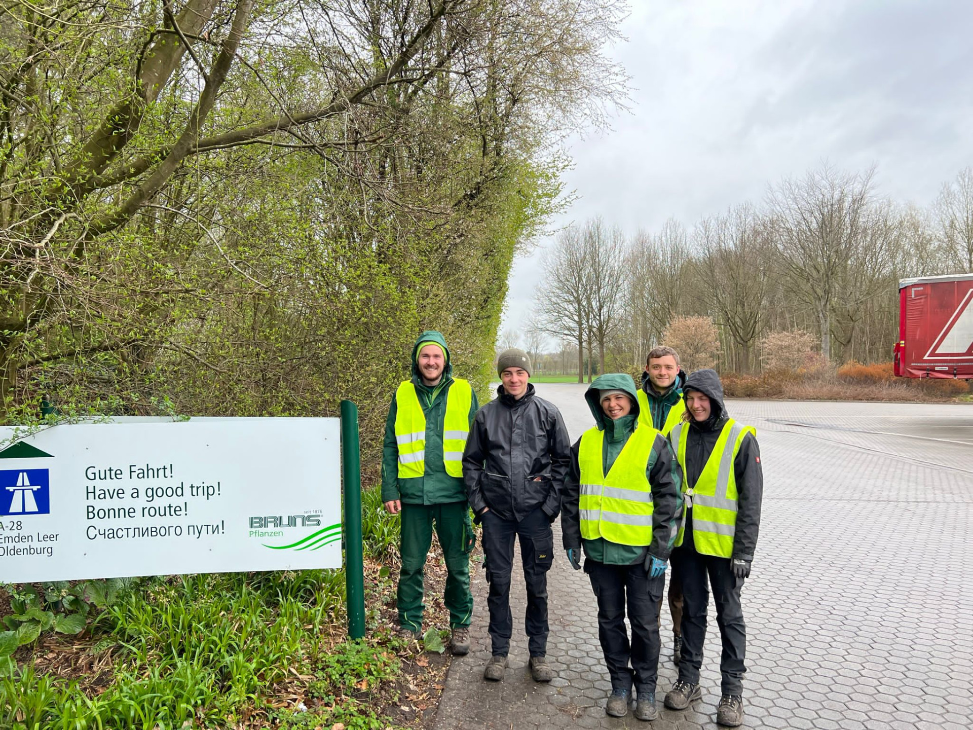 Buitenlandse stage Rens Van Pelt bij Bruns - foto Rens Van Pelt