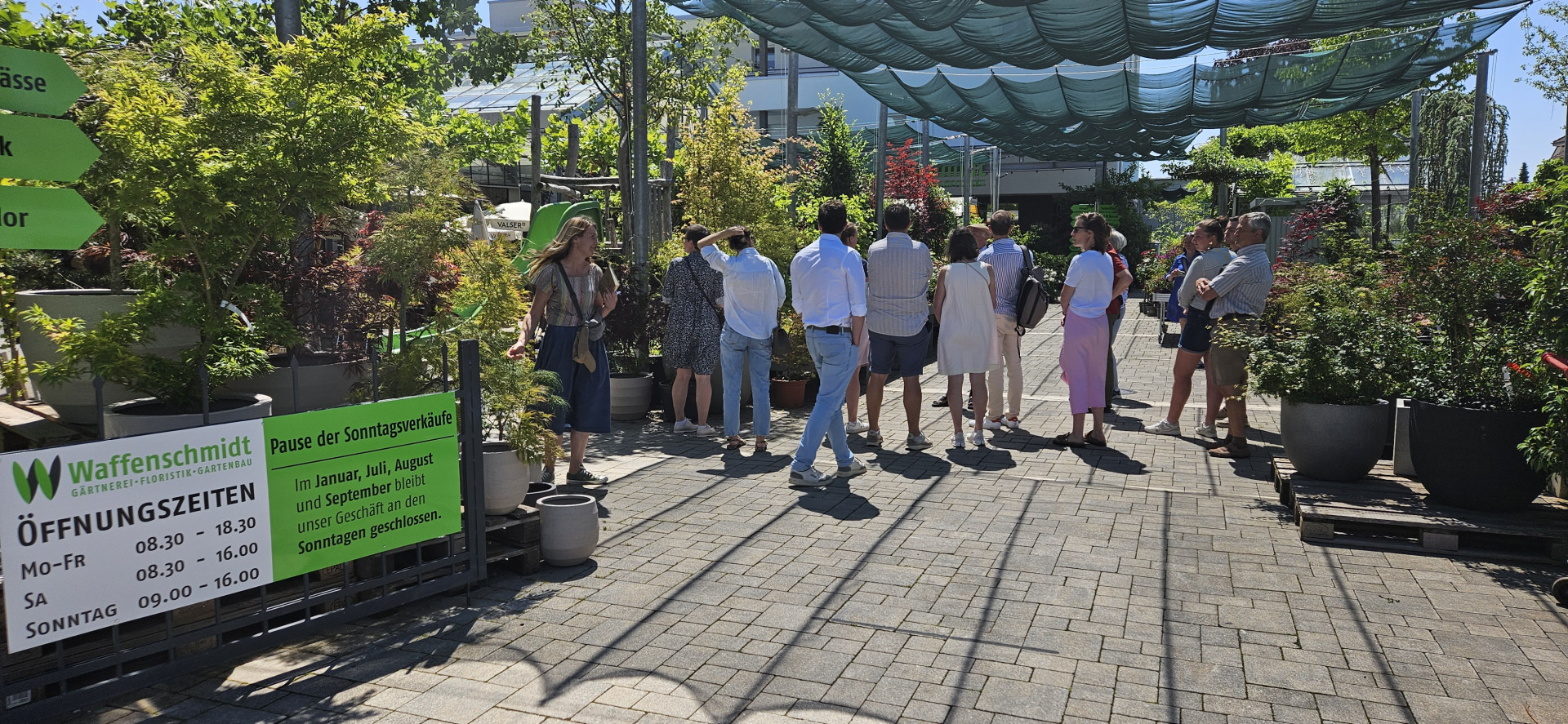 bezoek tuincentrum
