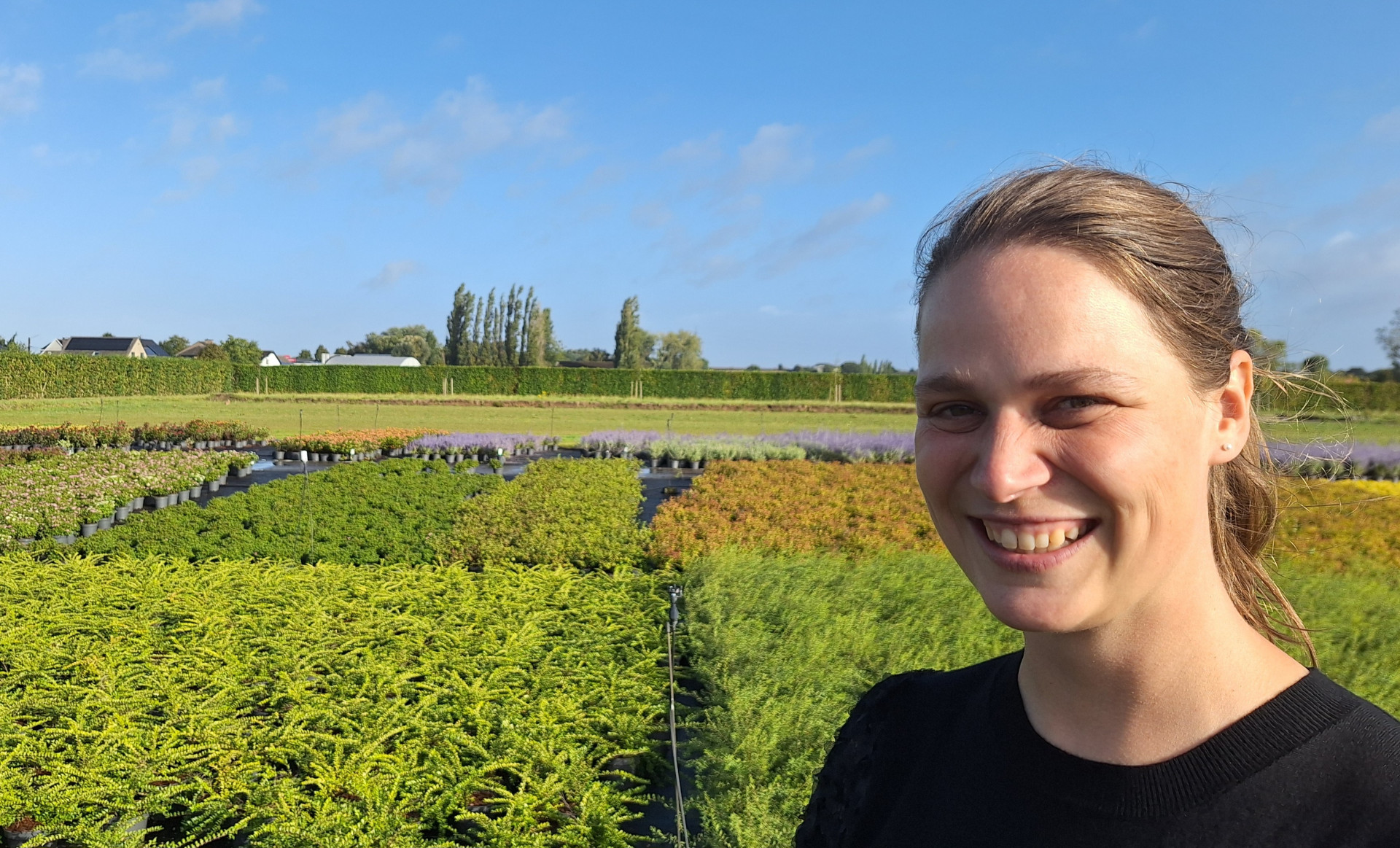 sarah descamps in de kwekerij