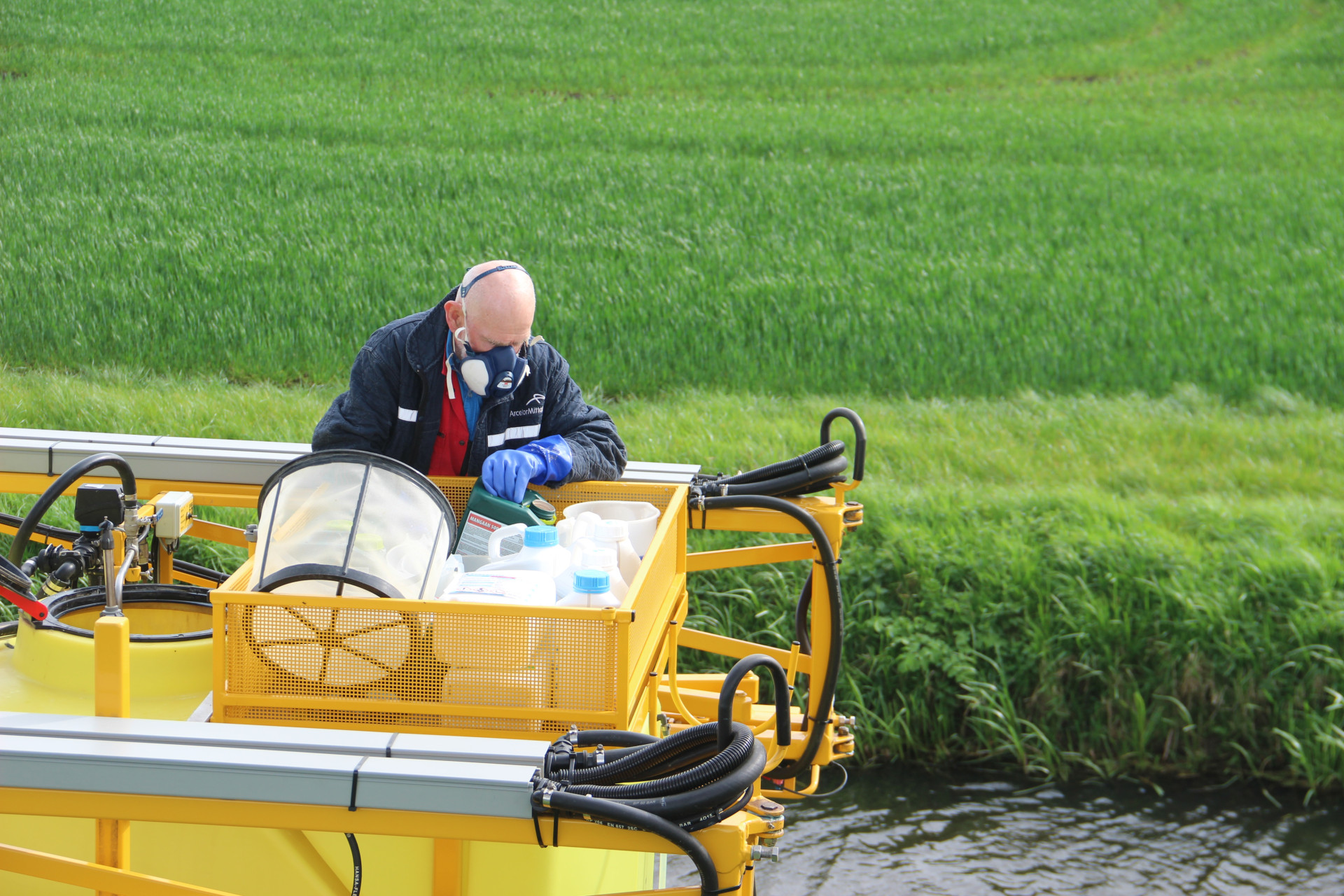 bereiden spuitoplossing granen