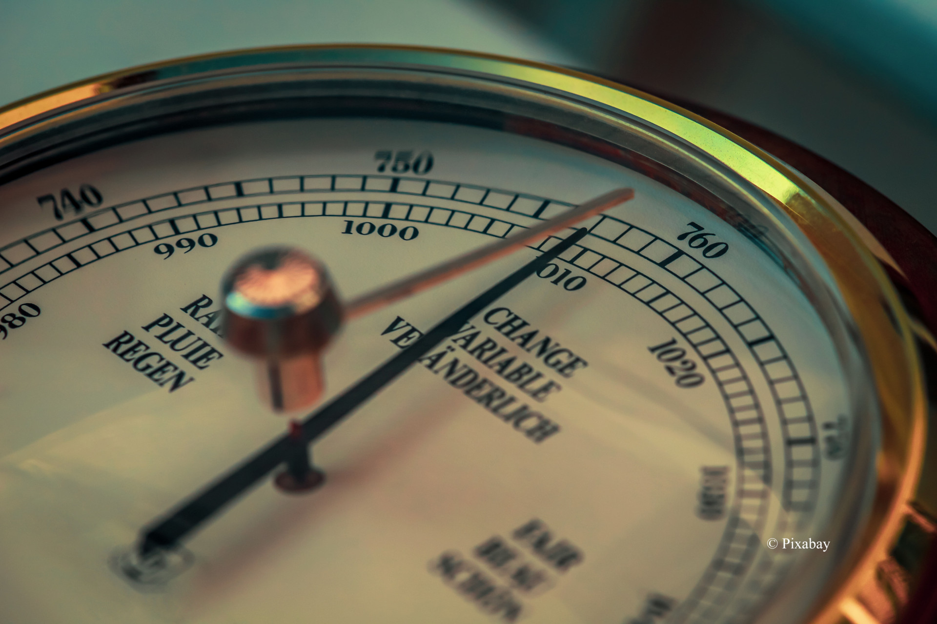 beeld van een barometer